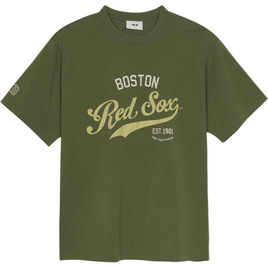 MLB MLB T Shirts Unisex Green Crew Neck