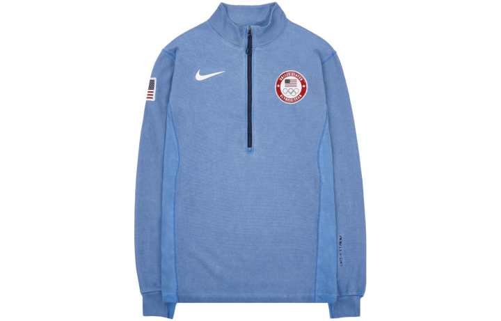 Nike Nike Sweatshirts Men's Blue Stand Collar Moderate Other