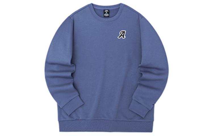 ANTA Life Collection Sweatshirts Unisex Blue Crew Neck Thickened Regular