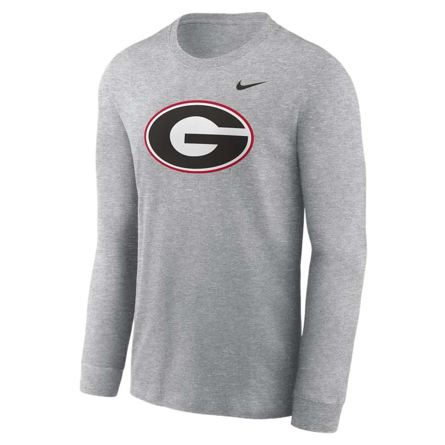 Nike Nike Georgia Bulldogs Primary Logo Men's Nike College Long Sleeve T Shirt