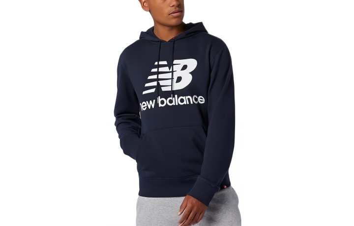 New Balance New Balance Sweatshirts Men's Black Hooded Moderate Regular
