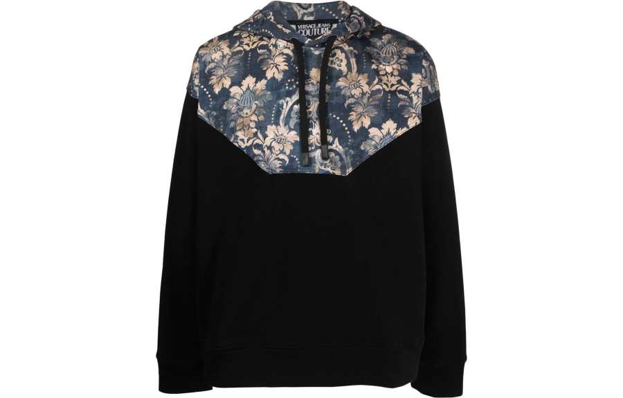 VERSACE JEANS COUTURE Panelled Drawstring Hoodie