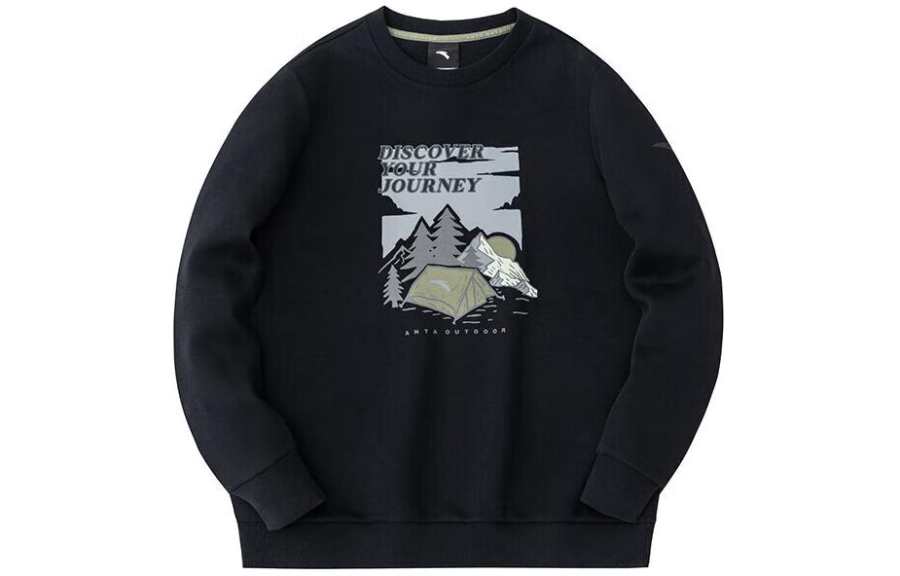 ANTA Anta Outdoor Collection Sweatshirt Men's Basic Black