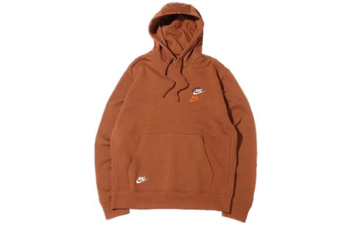 Nike Nike Sweatshirts Men's Brown Hooded Moderate Regular