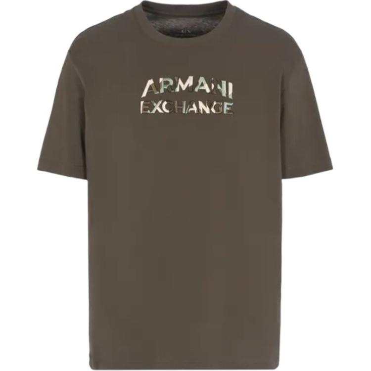 ARMANI EXCHANGE Logo-embroidered T-shirt