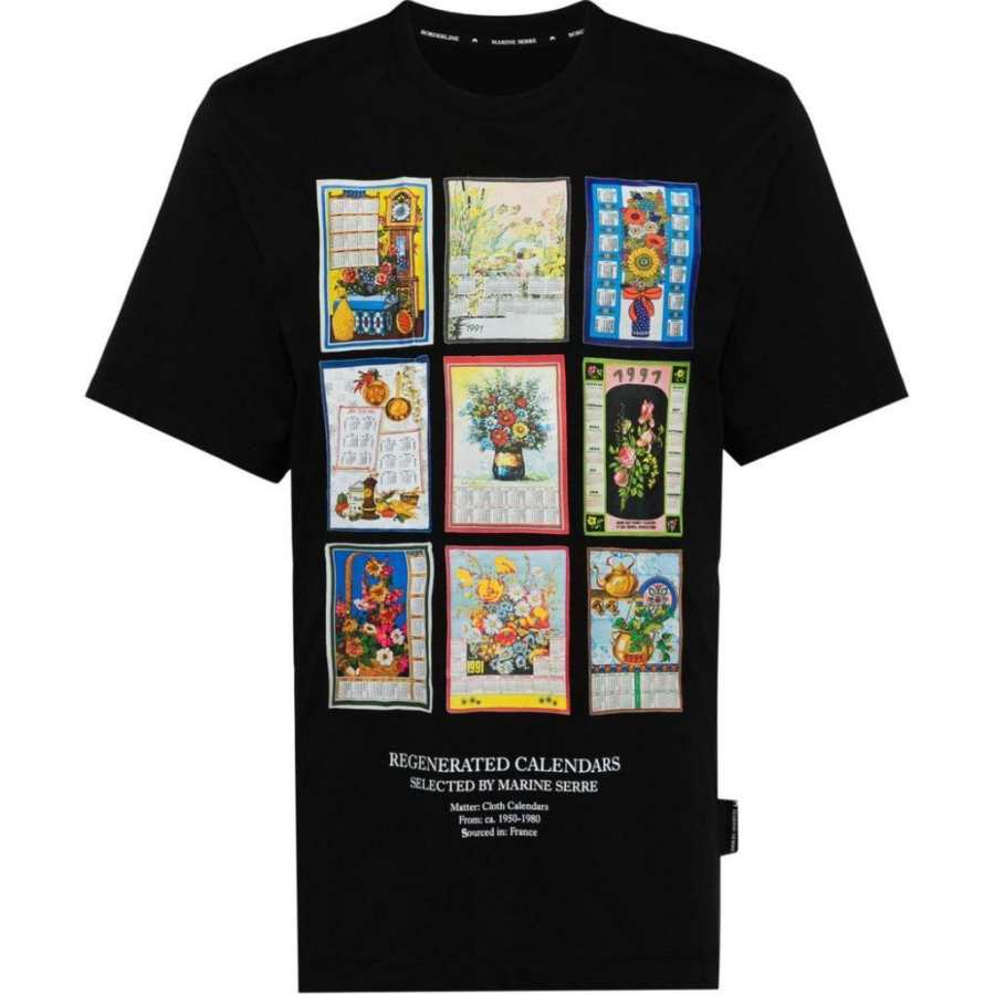 Marine Serre Graphic-print Cotton T-shirt