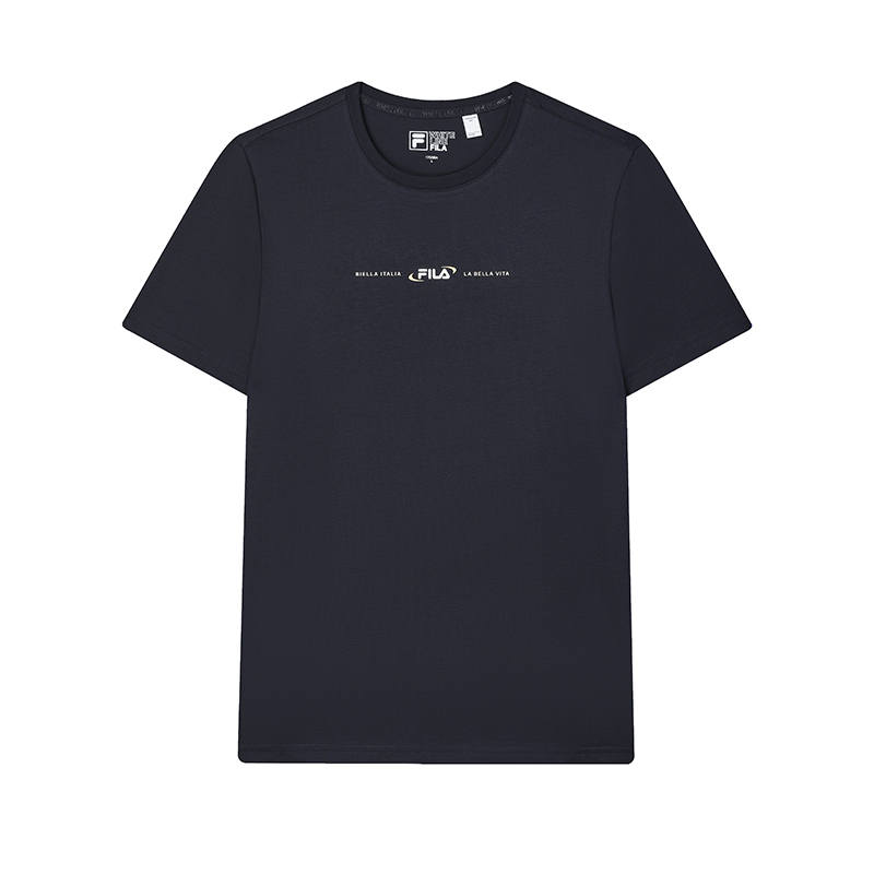 FILA T Shirts Men's Legend Blue Crew Neck