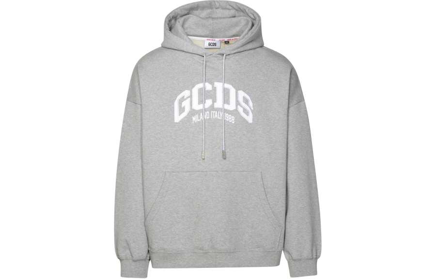 GCDS Flocked Logo Drawstring Hoodie