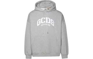 GCDS Flocked Logo Drawstring Hoodie