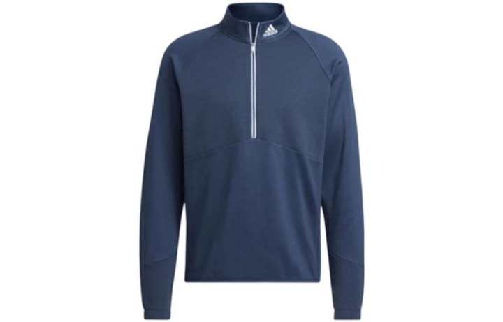 Adidas Adidas Sweatshirts Men's Blue Stand Collar Moderate