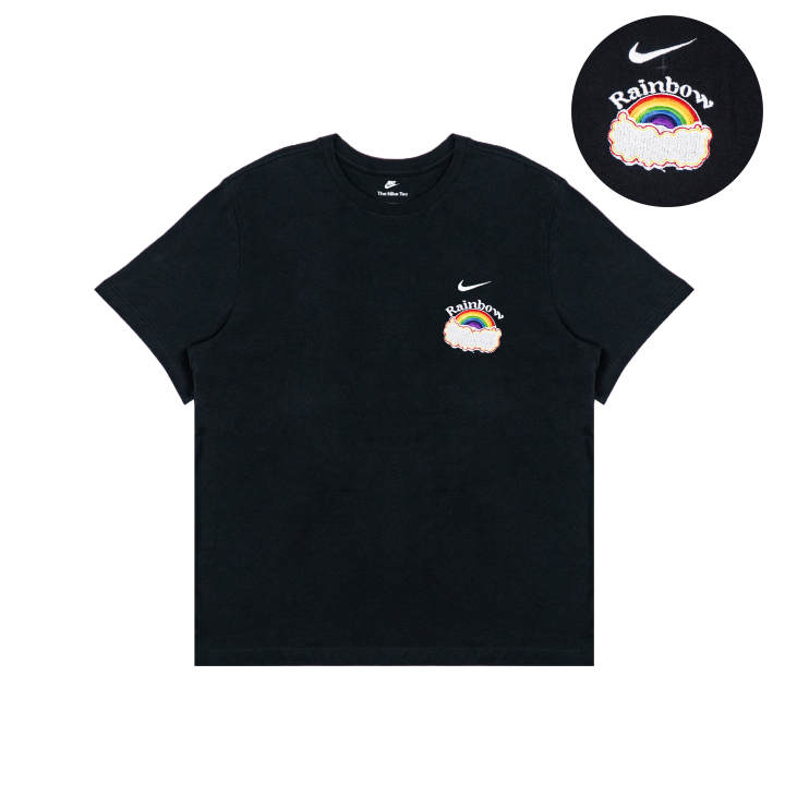 Nike Nike T Shirts Unisex Black Crew Neck Moderate Straight Fit