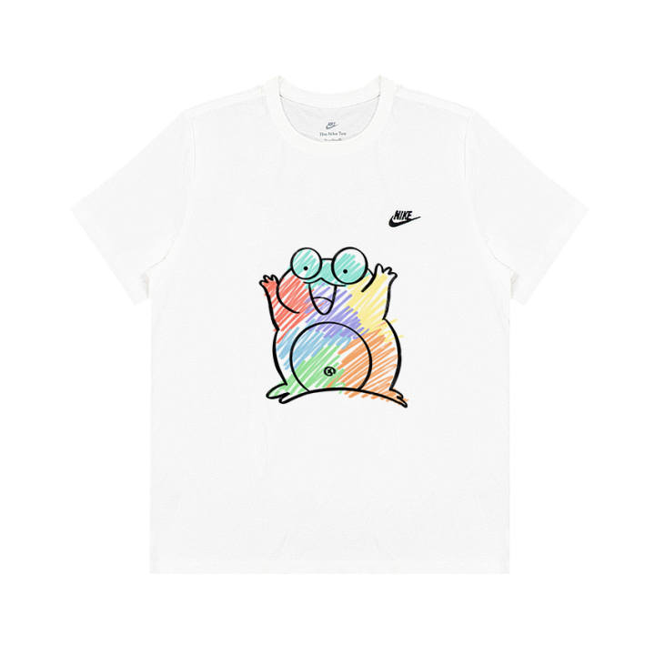 Nike Nike T Shirts Unisex White Crew Neck Moderate Straight Fit