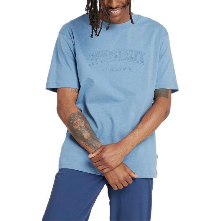 New Balance New Balance T Shirt Men's Pale Egret Blue