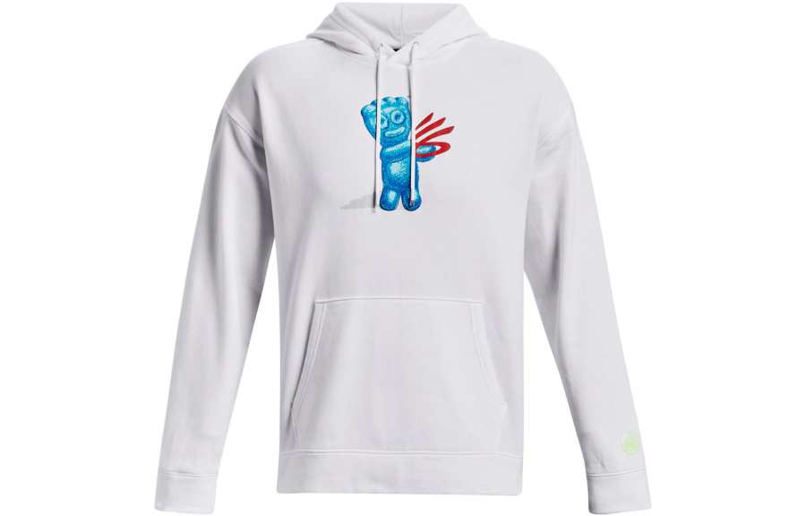 Under Armour Sweatshirts Men's White Hooded Moderate Regular