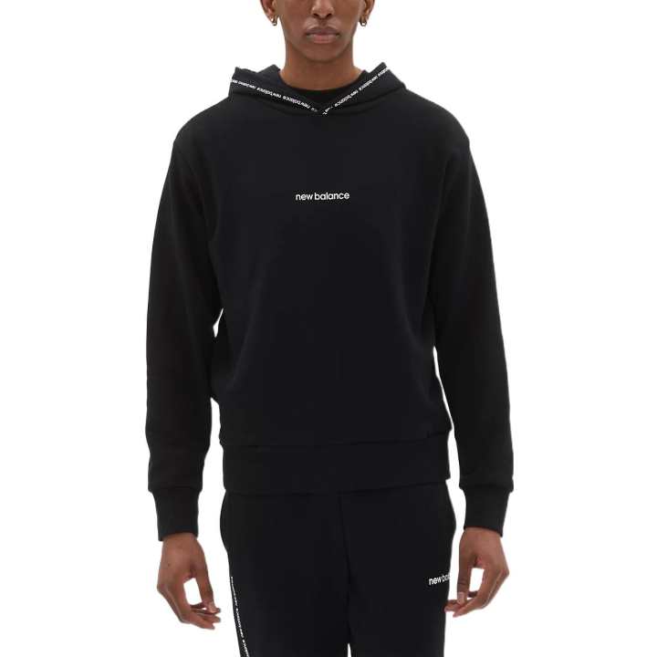 New Balance New Balance Sweatshirts Men's Black Hooded Moderate Regular