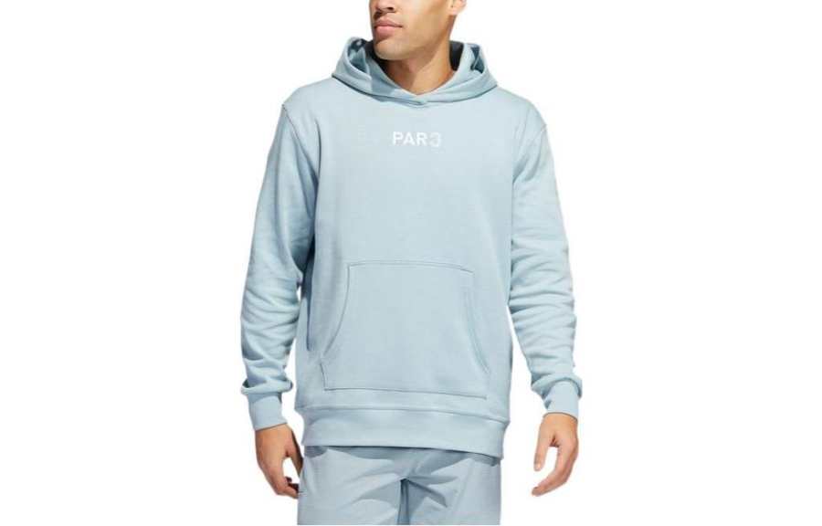Adidas Adidas Sweatshirts Men's Blue Gray Hooded Moderate Regular