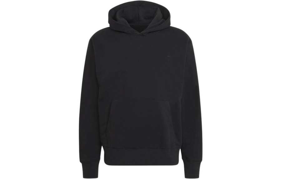 Adidas Originals Sweatshirts Men's Black Hooded Moderate Regular