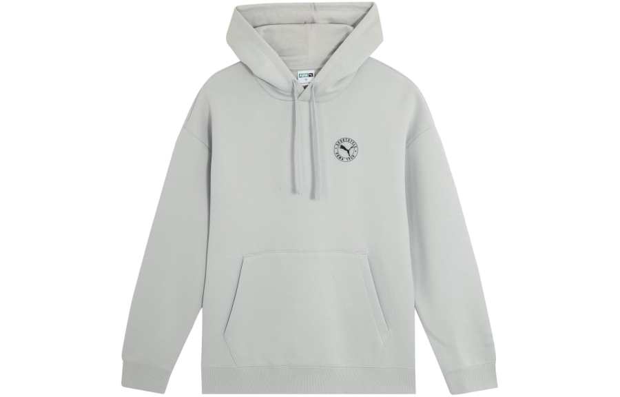 PUMA CLASSICS HOODIE Sweatshirt Unisex Light Gray