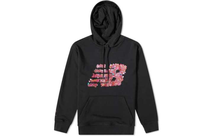 New Balance New Balance Sweatshirts Men's Black Hooded Moderate Regular