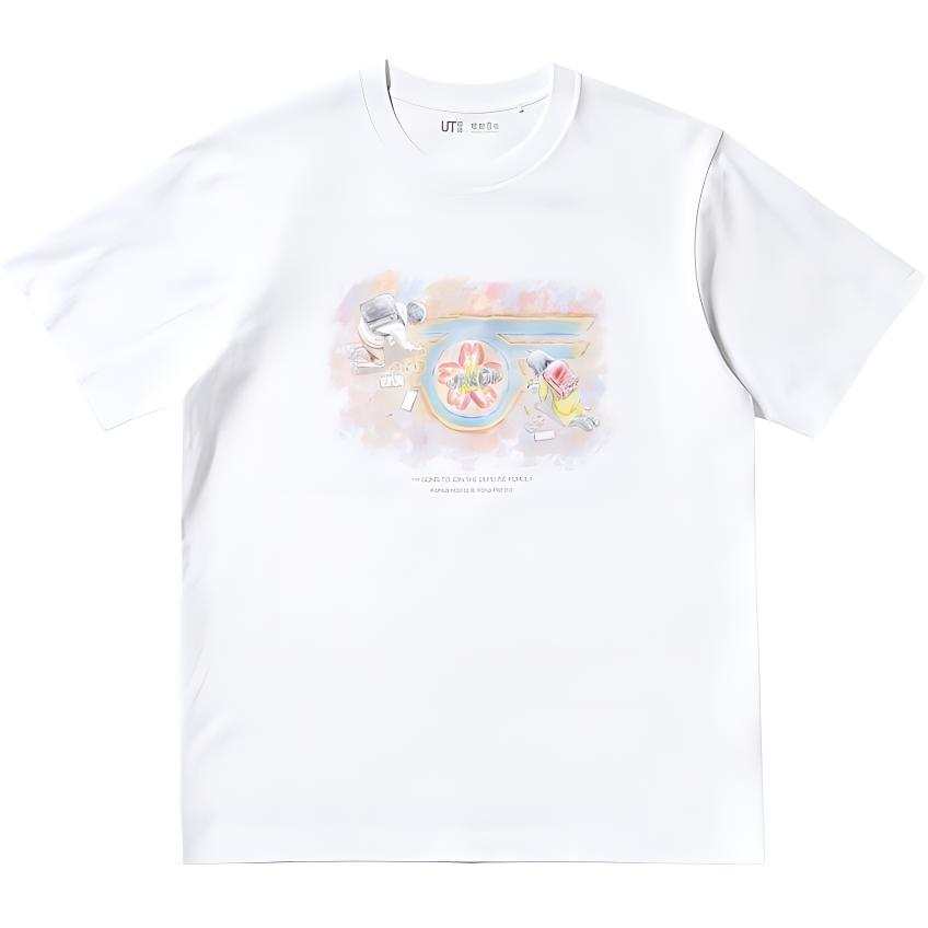 UNIQLO x GUAISHOU8HAO,LIANMINGKUAN T Shirt Unisex White