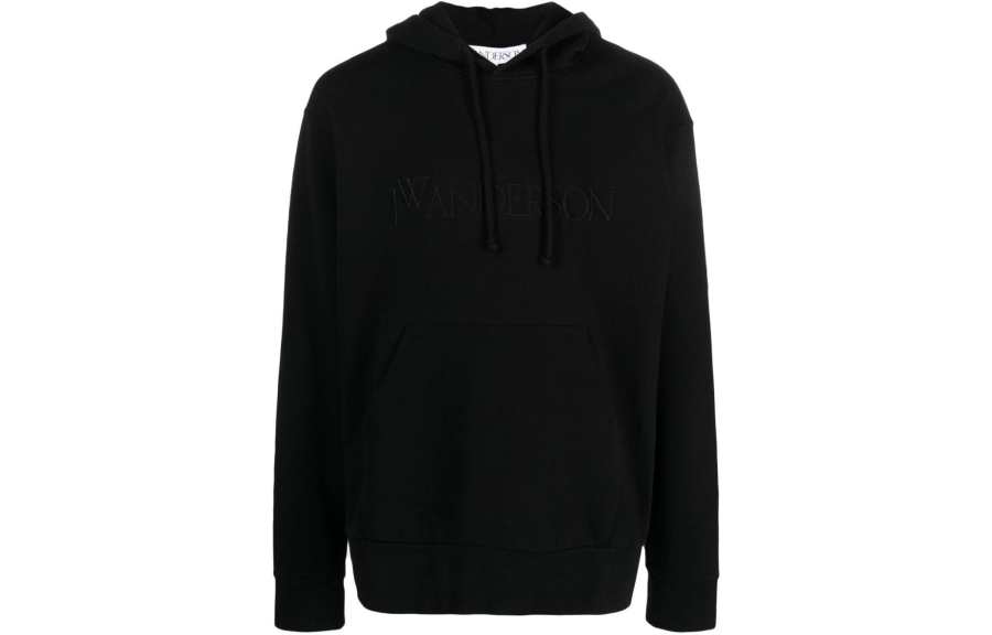 JW Anderson Logo Embroidered Drawstring Hoodie