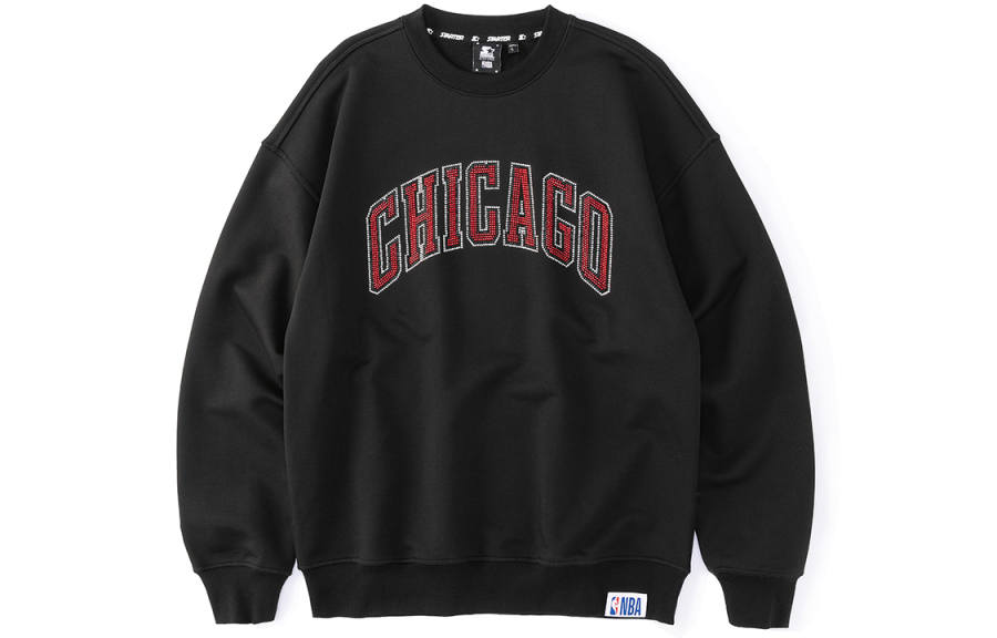 STARTER STARTER Sweatshirts Unisex Black Crew Neck Moderate