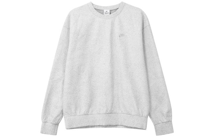 Nike Nike Sweatshirts Men's Light Gray Crew Neck Thickened Regular