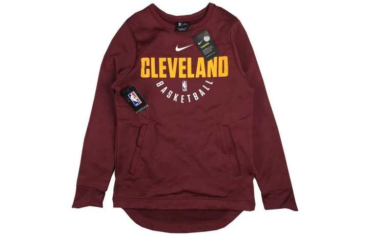 Nike Nike Sweatshirts Men's Burgundy Crew Neck Thickened Regular