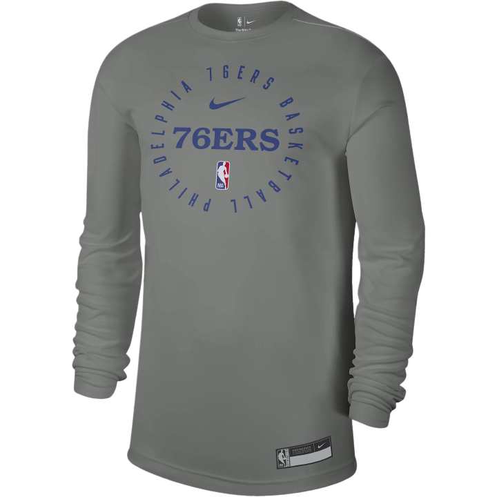Nike Nike Philadelphia 76ers Men's Nike Dri FIT Nba Long Sleeve T Shirt