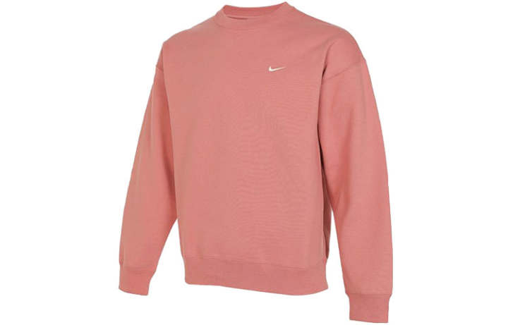 Nike Nike Solo Swoosh As M Nk Flc Crw Sweatshirt Men's Pink