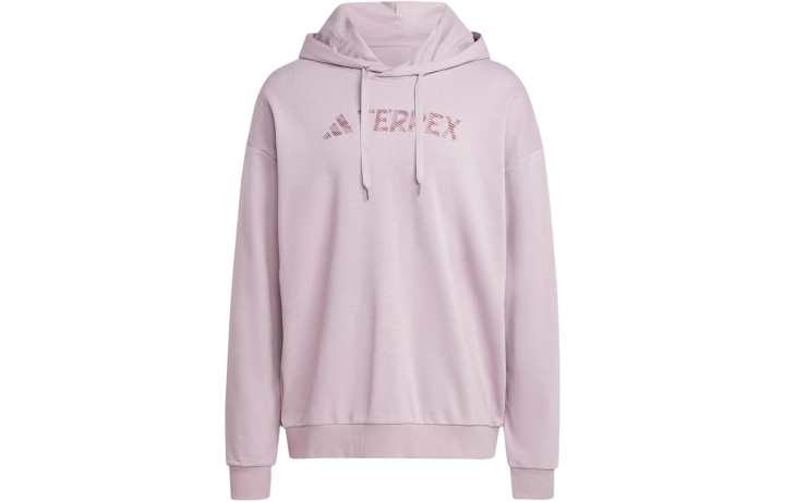 Adidas Adidas Terrex Large Logo Hoodie Sweatshirt Unisex Purple