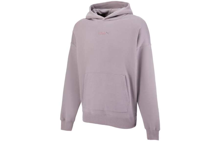 PUMA Sweatshirts Men's Pink Hooded Moderate Regular