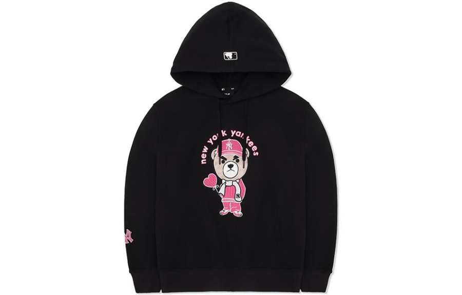 MLB MLB Sweatshirts Unisex Black Hooded Moderate Regular