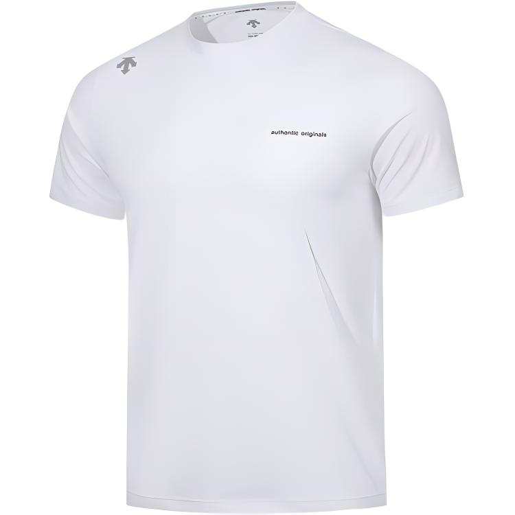 DESCENTE DESCENTE T Shirts Unisex Crew Neck Moderate