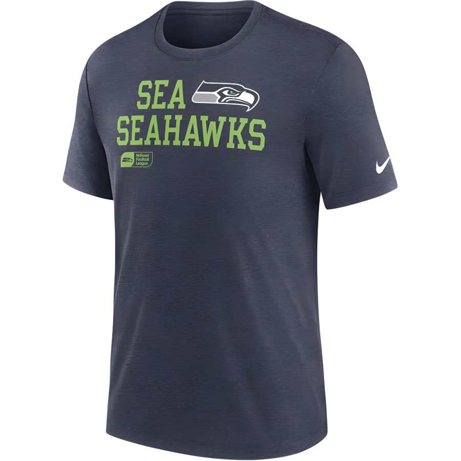 Nike Nike Seattle Seahawks Overlap Lockup Men's Nike Nfl T Shirt