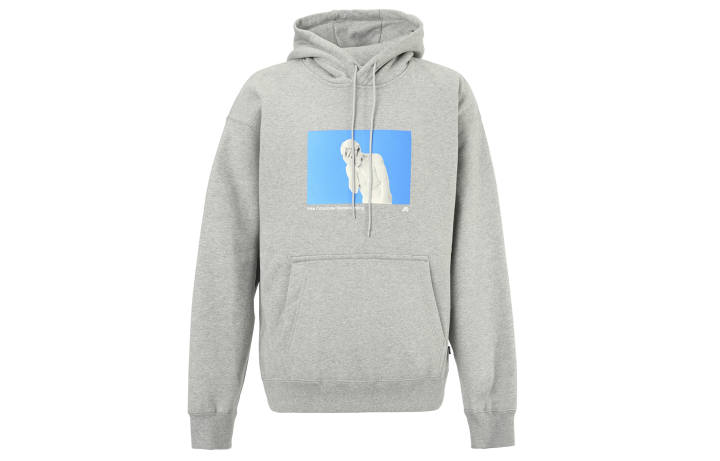 Nike Nike Sweatshirts Men's Gray Hooded Moderate Regular