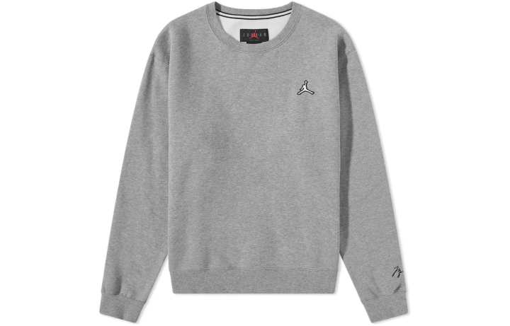 Jordan Jordan Sweatshirts Men's Gray Crew Neck Moderate Regular