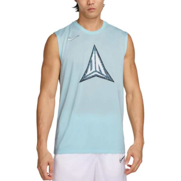 Nike Nike T Shirts Men's Blue Crew Neck Moderate Straight Fit