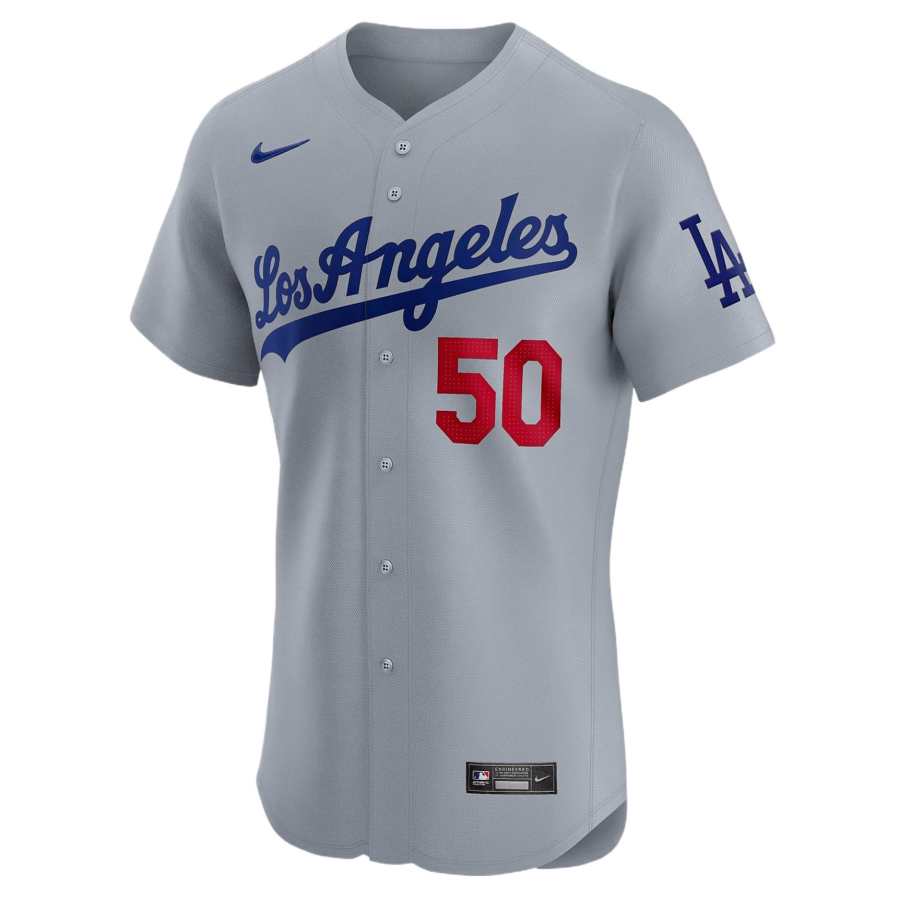 Nike Nike x MLB Los Angeles Dodgers Mookie Betts T Shirt Men's Gray