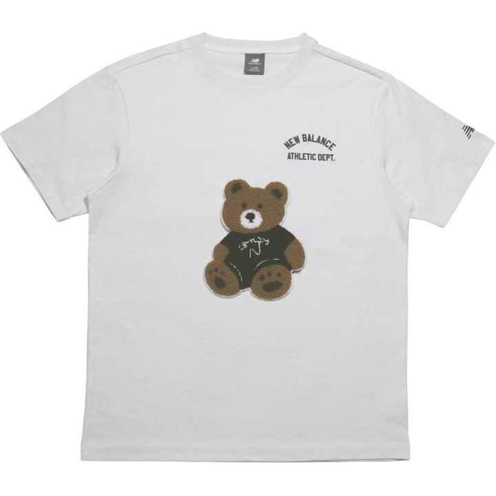 New Balance New Balance T Shirt Unisex Ecru
