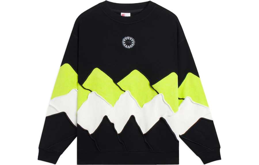 Li-Ning Li Ning Sweatshirts Men's Black Crew Neck Moderate Regular