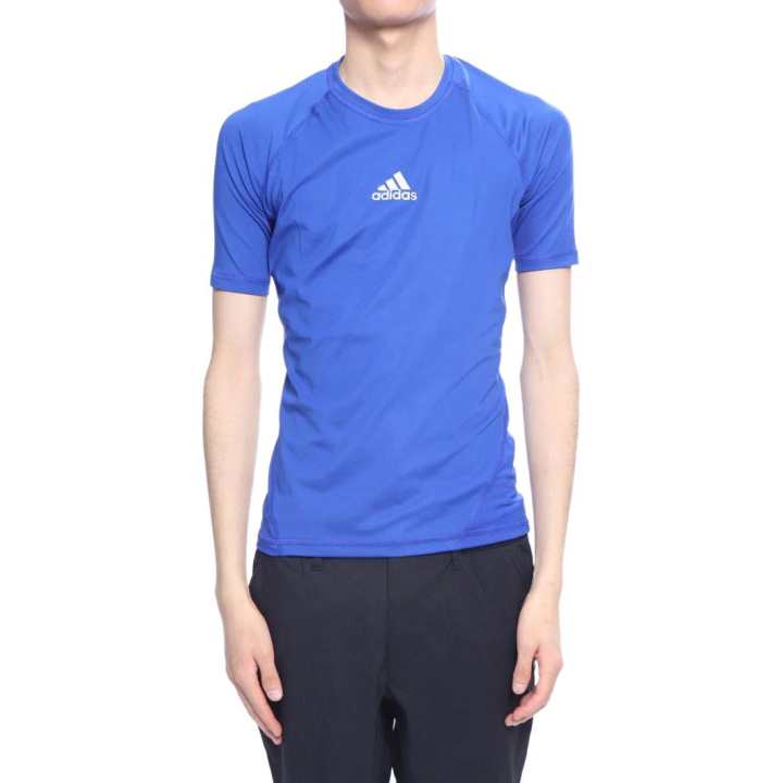 Adidas Adidas ALPHASKIN TEAM T Shirt Men's Blue