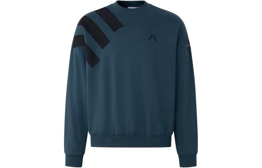 adidas originals Men's Ae Foundation Crew Sweatshirt Blue