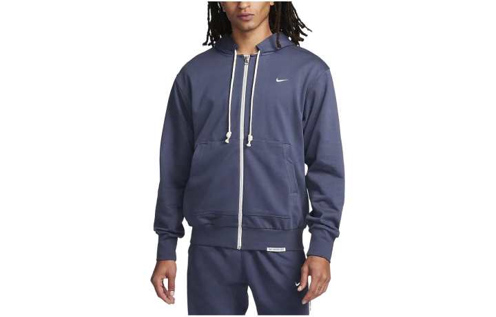 Nike Nike Dri FIT Full Zip Basketball Hoodie Sweatshirt Men's Thunder Blue