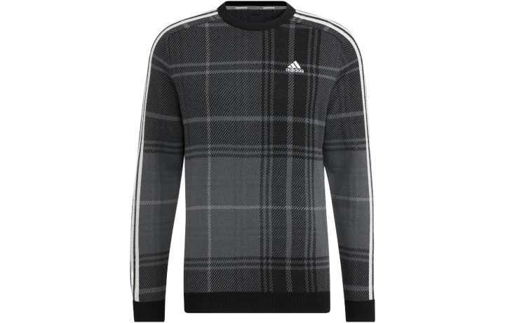 Adidas Adidas Sweatshirts Men's Black Crew Neck Moderate Regular