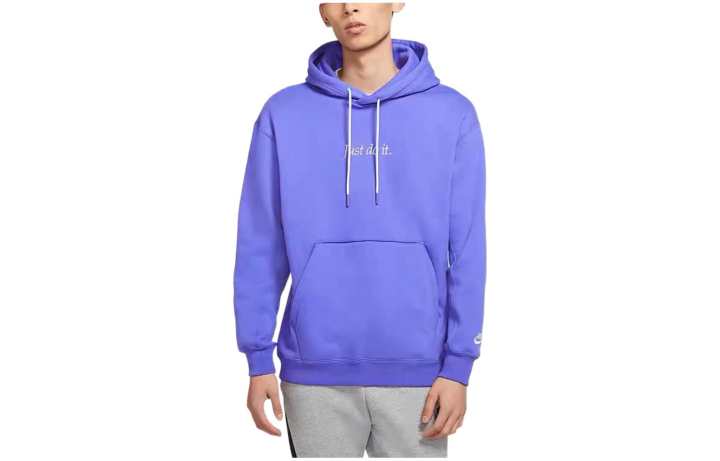 Nike Nike Sweatshirts Men's Purple Hooded Moderate Regular