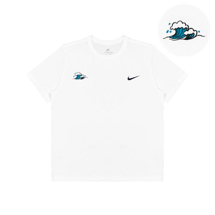 Nike Nike T Shirts Unisex White Crew Neck Moderate Straight Fit