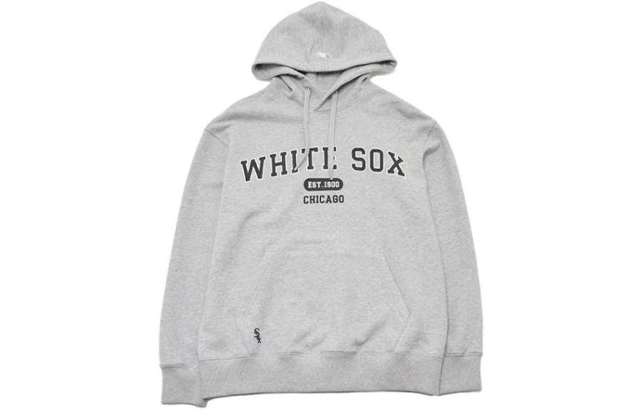 MLB MLB Sweatshirts Unisex Heather Gray Hooded Moderate Regular