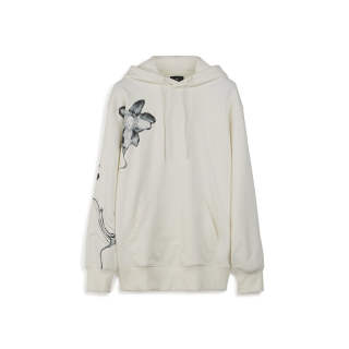 Y-3 floral-print jersey hoodie