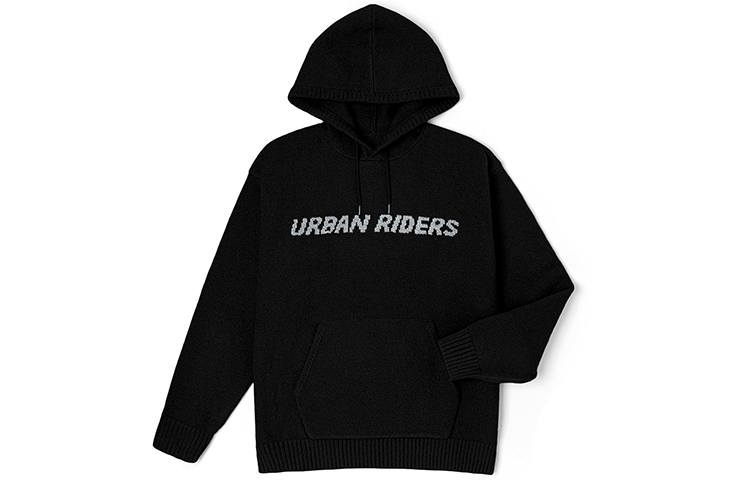 Lee Lee Sweatshirts Men's Black Hooded Moderate Regular
